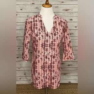 Patagonia Sedum coral/burgundy pullover tunic